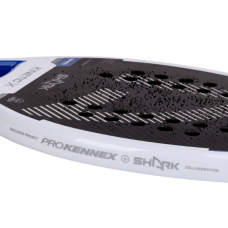 RAQUETE SHARK BEACH TENNIS KINETIC X - BRANCO/CARBONO/AZUL